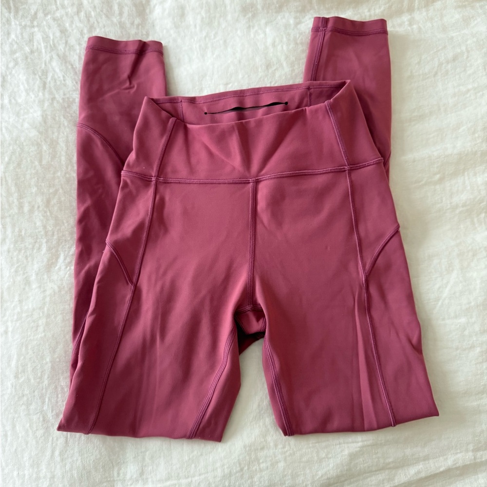Lululemon In Movement 7/8 Tight *Everlux 25" in Moss Rose